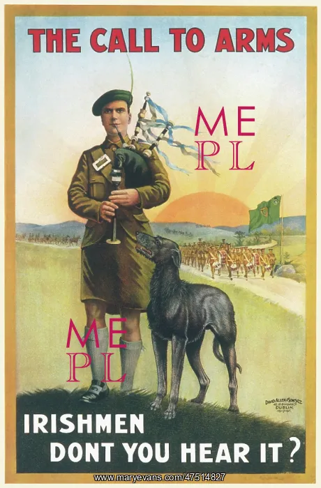 : WWI RECRUITMENT POSTER : WWI RECRUITMENT POSTER