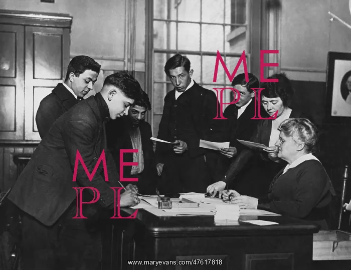 : WWI, Registering for Military Training, 1916 : WWI, Registering for Military Training, 1916