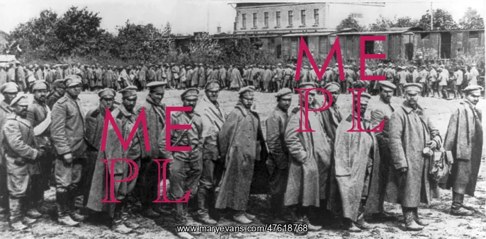 : WWI, Russian POW's, 1915 : WWI, Russian POW's, 1915