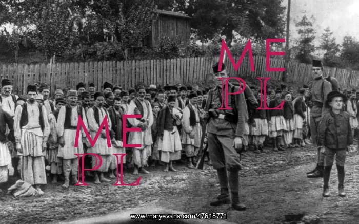 : WWI, Serbian POW's, 1915 : WWI, Serbian POW's, 1915