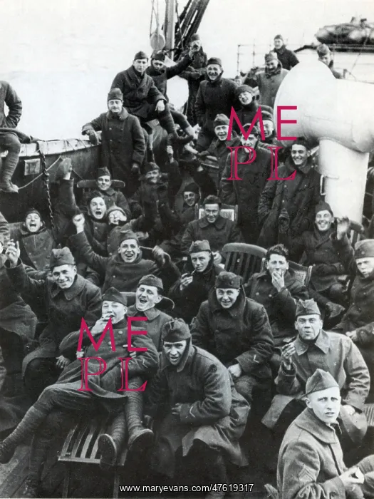 : WWI, Victorious Doughboys Going Home : WWI, Victorious Doughboys Going Home