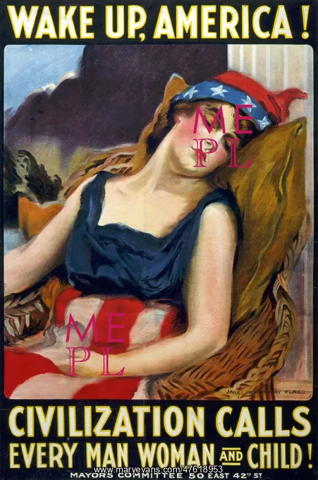 : 'WWI, 'Wake Up America', 1917' : 'WWI, 'Wake Up America', 1917'