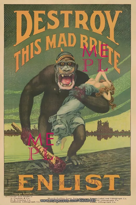 : WWI - World War I - Poster - USA : WWI - World War I - Poster - USA