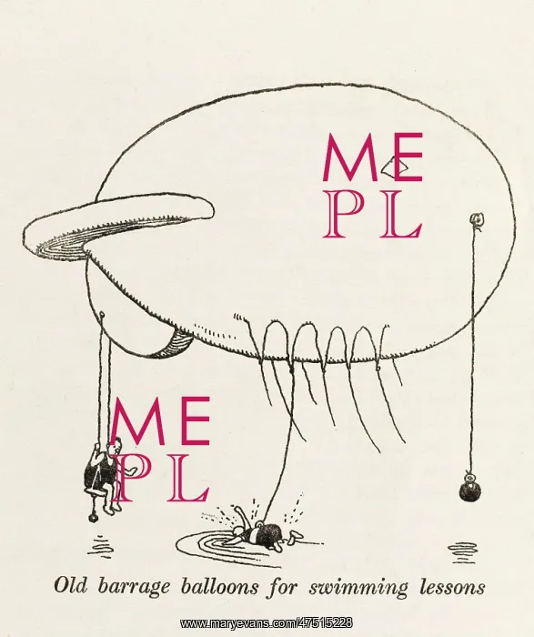 : WWII adaption: barrage balloon - W H Robinson : WWII adaption: barrage balloon - W H Robinson