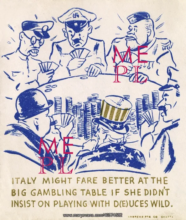 : WWII - Axis powers suffer at the card table : WWII - Axis powers suffer at the card table