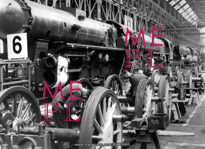 : WWII - Construction of War Locomotives 1943 : WWII - Construction of War Locomotives 1943