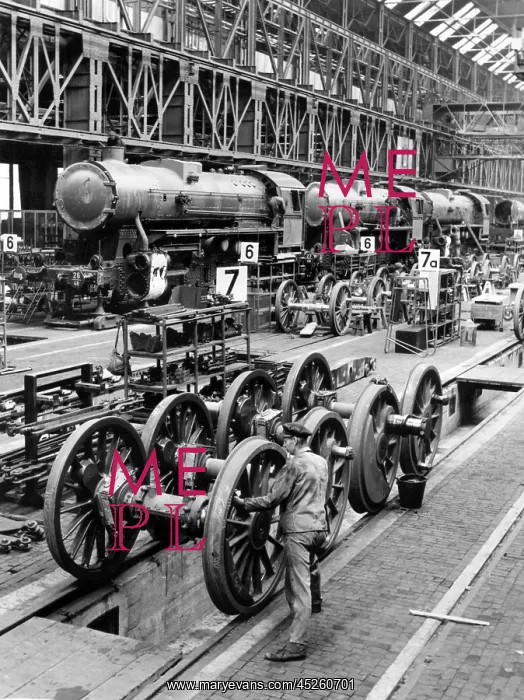 : WWII - Construction of War Locomotives 1943 : WWII - Construction of War Locomotives 1943