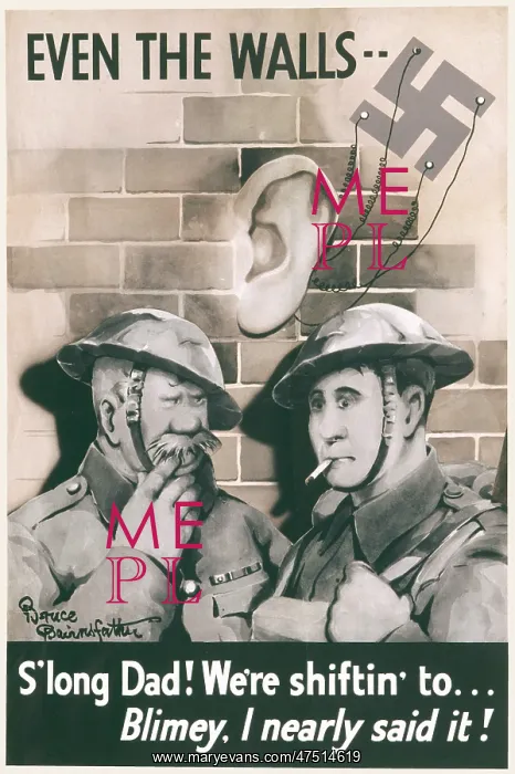 : WWII POSTER / BAIRNSFATHER : WWII POSTER / BAIRNSFATHER
