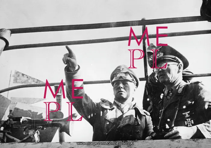 : WWII - Rommel and von Bismarck 1942 : WWII - Rommel and von Bismarck 1942
