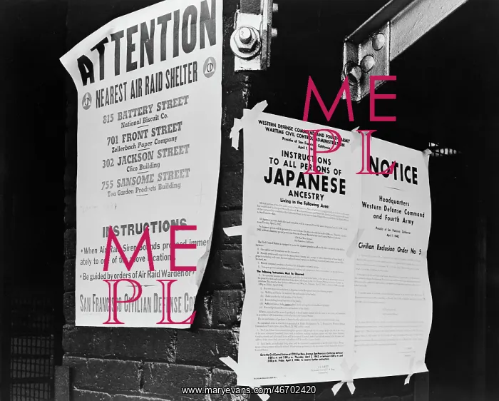 : Wwii - Signs - Japanese - Evacuation : Wwii - Signs - Japanese - Evacuation