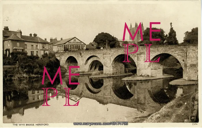 : The Wye Bridge, Hereford, Herefordshire : The Wye Bridge, Hereford, Herefordshire