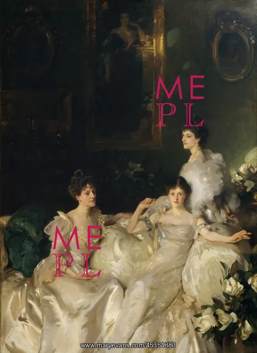 : THE WYNDHAM SISTERS, by John Singer Sargent, 1897 : THE WYNDHAM SISTERS, by John Singer Sargent, 1897