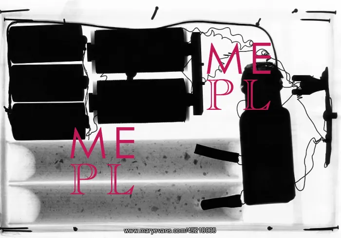 : X-ray of bomb. An innocent appearing square ? : X-ray of bomb. An innocent appearing square ?