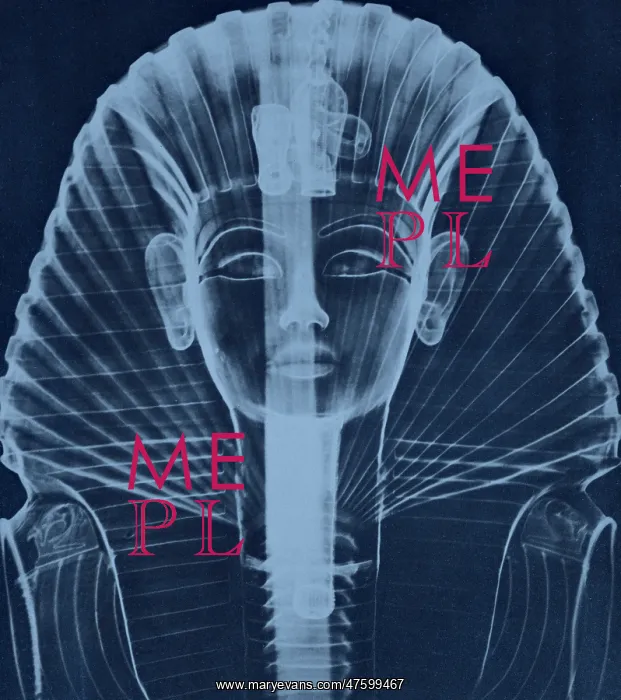 : X-ray of an Egyptian Mask : X-ray of an Egyptian Mask