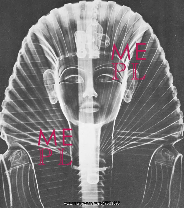 : X-ray of an Egyptian Mask : X-ray of an Egyptian Mask
