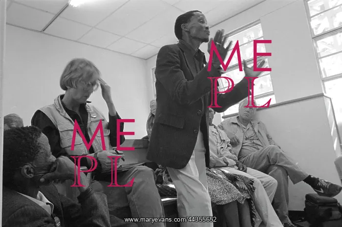 : Xau Debe talks at a meeting to discuss the future of : Xau Debe talks at a meeting to discuss the future of