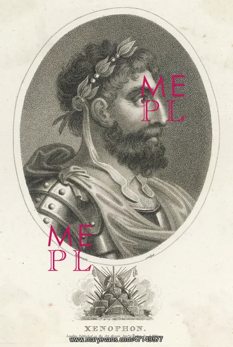  : Xenophon (c.  430 BC - 354 BC), Greek soldier and writer