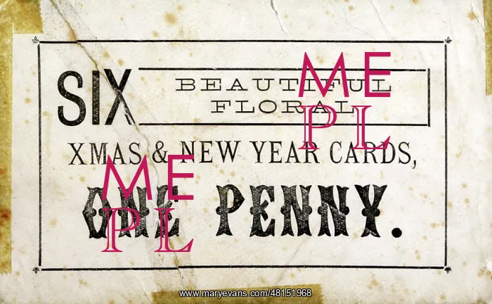 : XMAS CARD PACKET C1890? : XMAS CARD PACKET C1890?