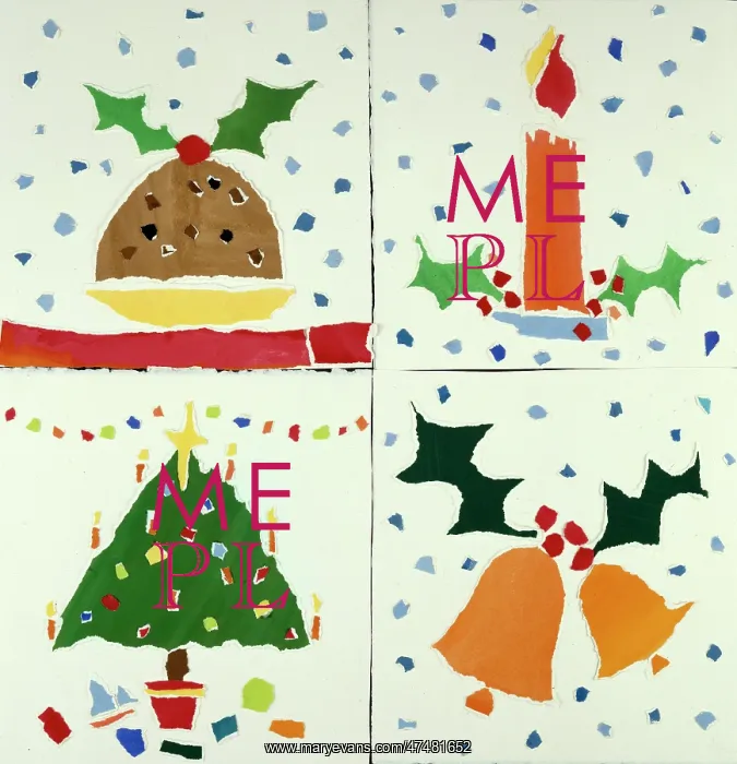  : Xmas Pudding, Candles, Tree, Bells