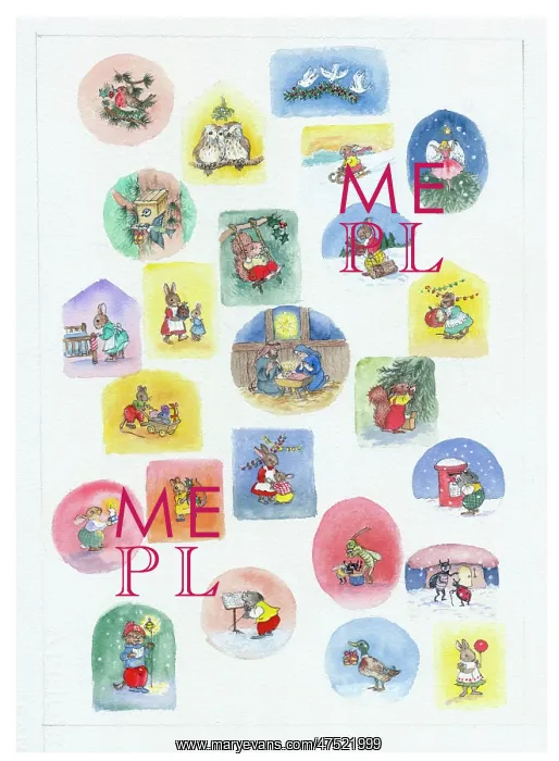 : Xmas in the woods advent inner to match Image 10797040 : Xmas in the woods advent inner to match Image 10797040