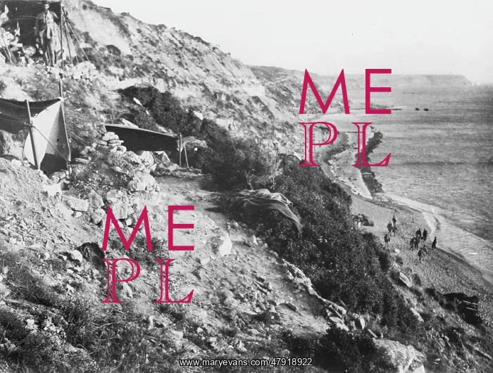 : Y Beach at Gallipoli WWI : Y Beach at Gallipoli WWI