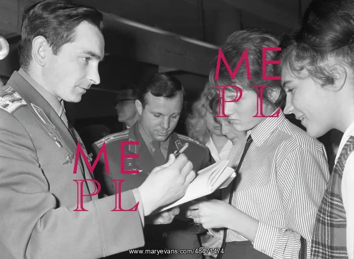 : Y.A. Gagarin and V.F. Bykovsky visit Norway : Y.A. Gagarin and V.F. Bykovsky visit Norway