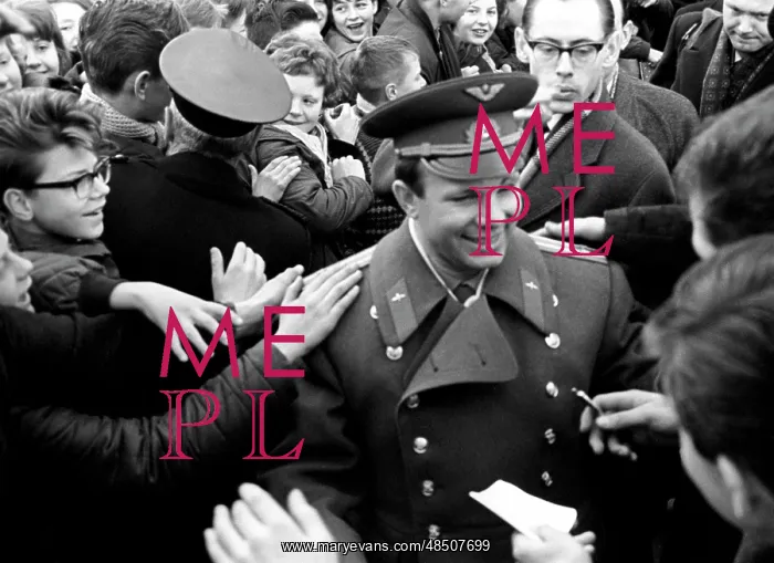 : Y.A. Gagarin and V.F. Bykovsky visit Norway : Y.A. Gagarin and V.F. Bykovsky visit Norway