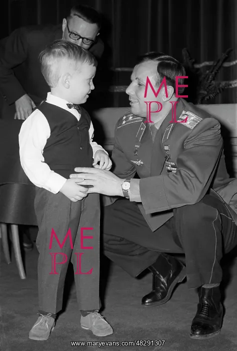 : Y.A. Gagarin and V.F. Bykovsky visit Sweden : Y.A. Gagarin and V.F. Bykovsky visit Sweden