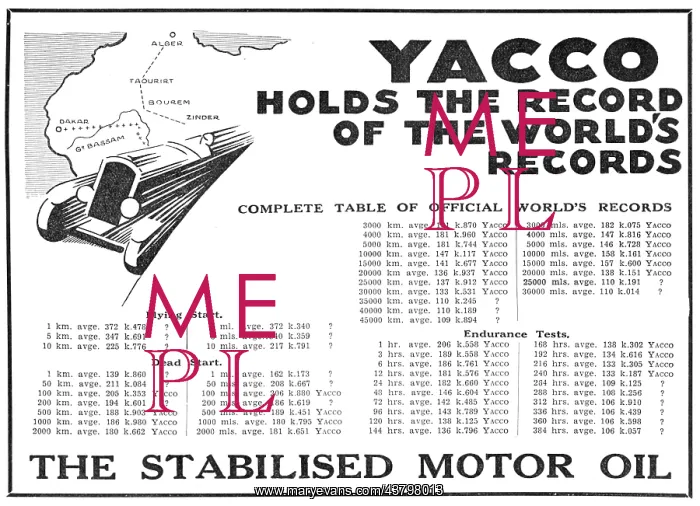  : Yacco - Aero Engine Oil