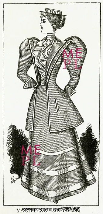 : Yachting costume 1897 : Yachting costume 1897
