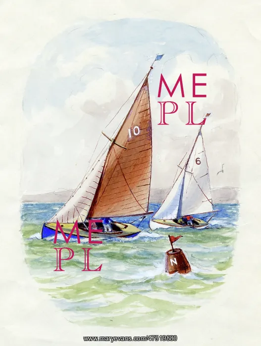 : Two Yachts Racing : Two Yachts Racing