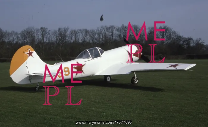  : Yak-50. Yakovlev Yak-50 at Popham airfield-