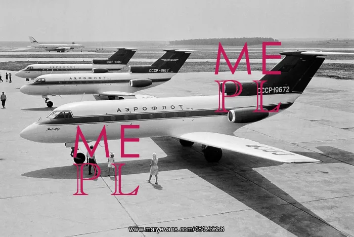 : Yakovlev Yak-40 aircraft, 1967 : Yakovlev Yak-40 aircraft, 1967