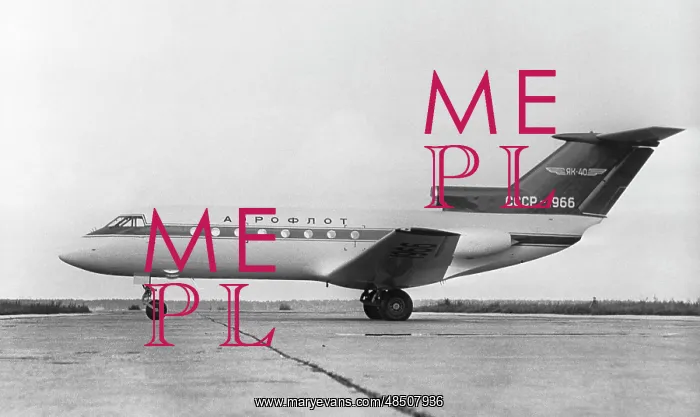 : Yakovlev Yak-40 aircraft, 1967 : Yakovlev Yak-40 aircraft, 1967