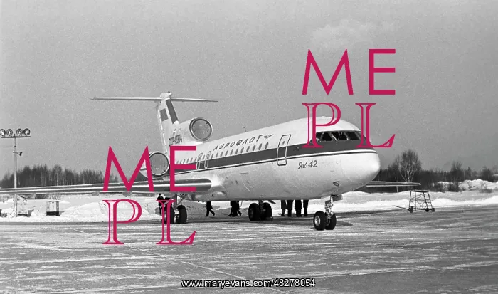 : Yakovlev Yak-42 passenger aircraft, 1979 : Yakovlev Yak-42 passenger aircraft, 1979