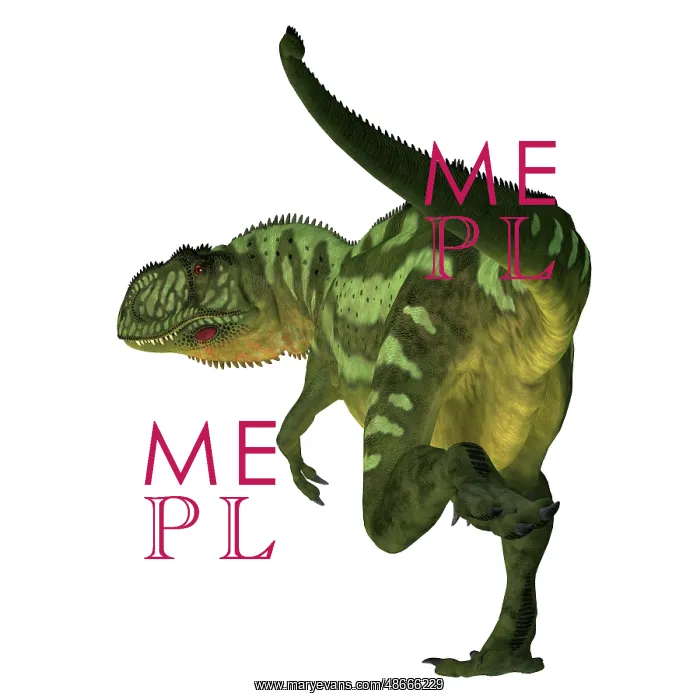 : Yangchuanosaurus dinosaur, rear view on white background : Yangchuanosaurus dinosaur, rear view on white background