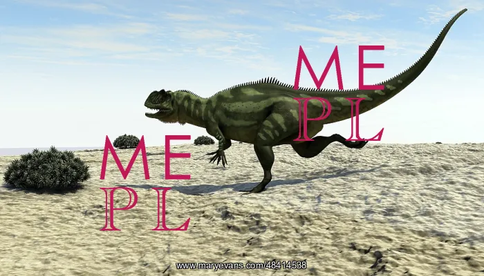 : Yangchuanosaurus running across a barren landscape : Yangchuanosaurus running across a barren landscape
