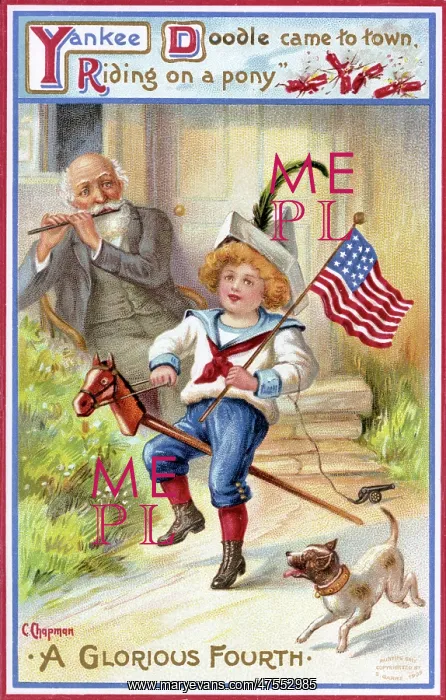: Yankee Doodle came to town, riding on a pony : Yankee Doodle came to town, riding on a pony