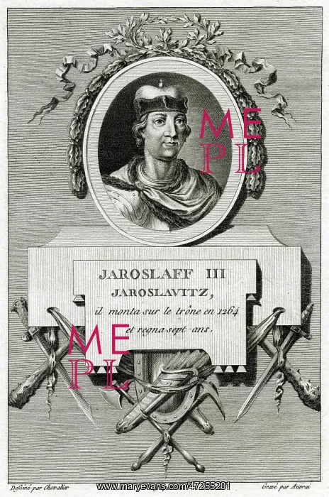 : YAROSLAV III OF RUSSIA : YAROSLAV III OF RUSSIA