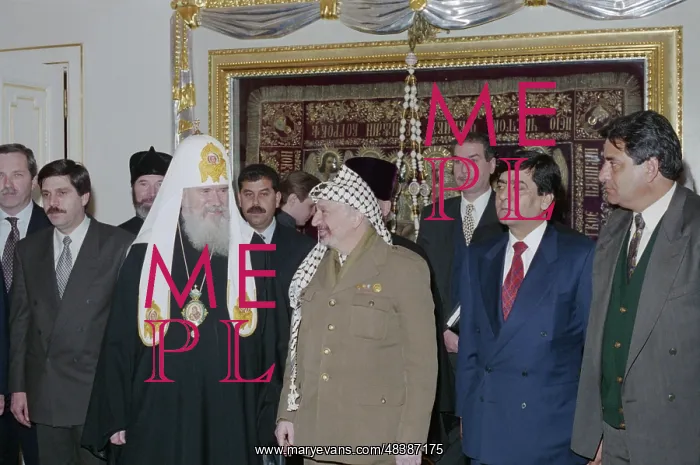 : Yasser Arafat visits Russia : Yasser Arafat visits Russia