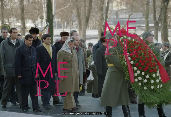 : Yasser Arafat visits Russia : Yasser Arafat visits Russia