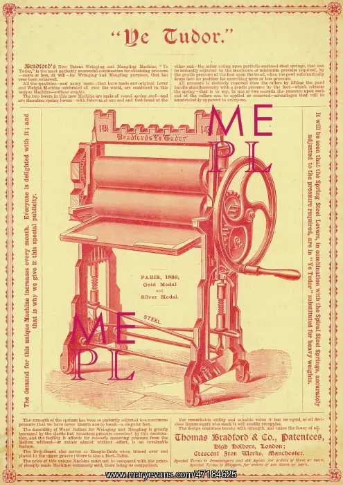  : YE TUDOR MANGLE / 1889