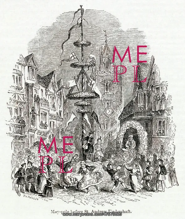 : The Year of the Poets -- Maypole, St Andrew Undershaft : The Year of the Poets -- Maypole, St Andrew Undershaft