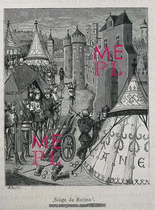 : Hundred Years War. Siege of Reims by King Edward : Hundred Years War. Siege of Reims by King Edward