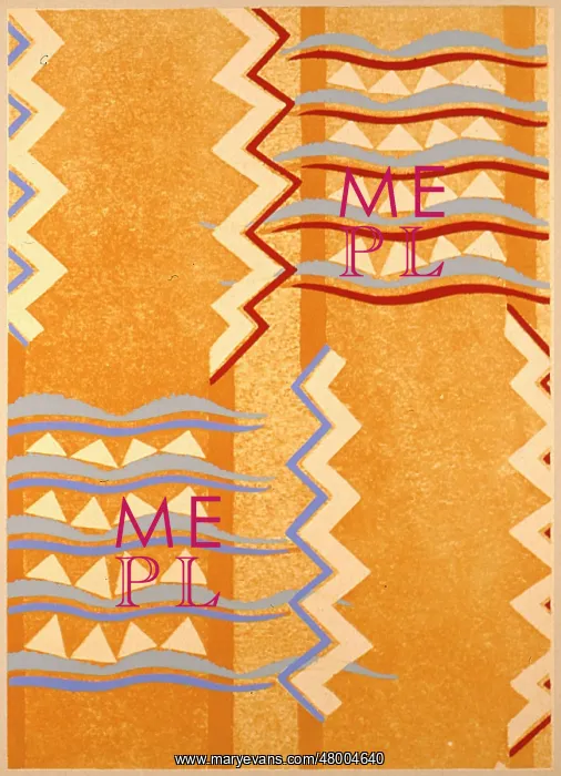 : Yellow and brown abstract art deco design : Yellow and brown abstract art deco design