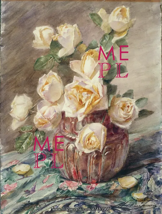  : Yellow Roses in a Vase