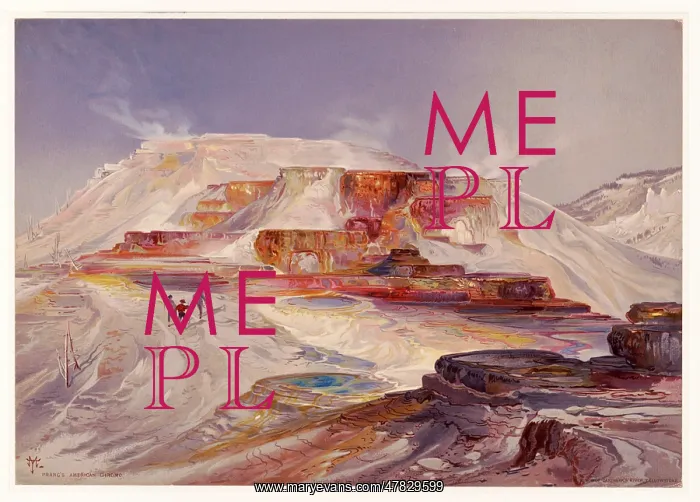 : Yellowstone National Park, 19th C : Yellowstone National Park, 19th C