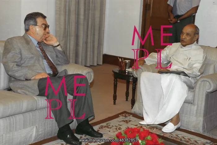 : Yevgeny Primakov visits India : Yevgeny Primakov visits India