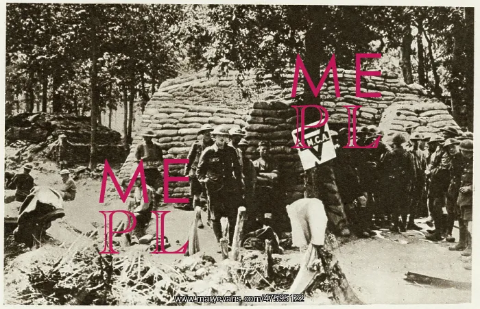 : Y.M.C.A canteen in WWI : Y.M.C.A canteen in WWI