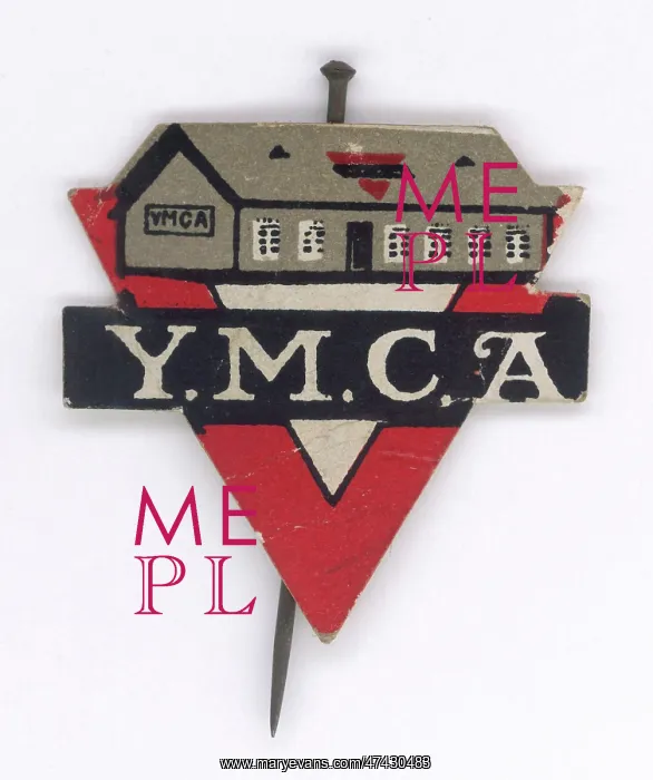 : YMCA FLAG. Flag sold in the streets in aid of the lodgings provided by : YMCA FLAG. Flag sold in the streets in aid of the lodgings provided by